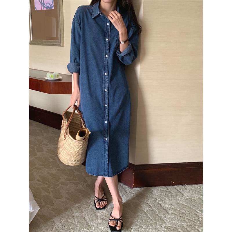 Đầm Denim DáNg DàI 49673