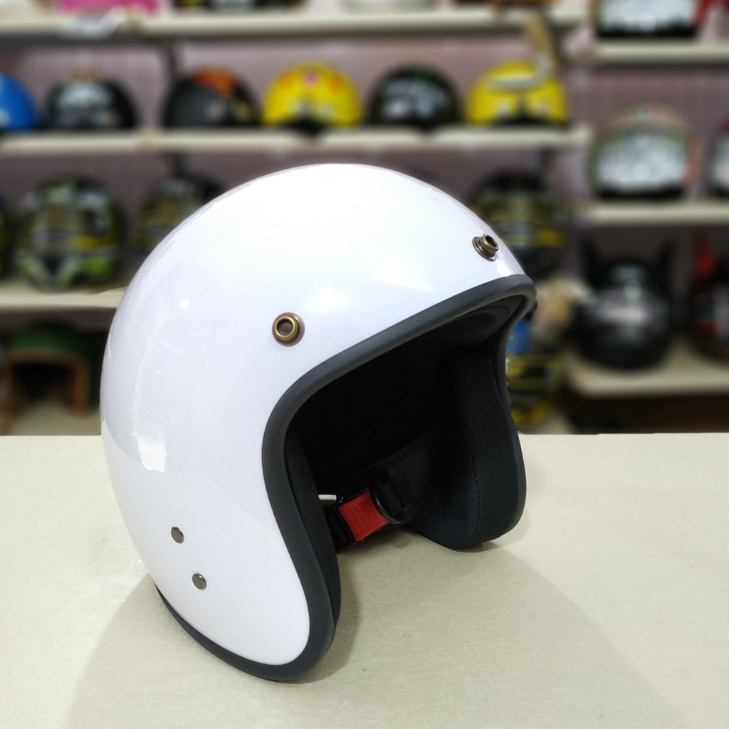 Nón bảo hiểm 3/4 đầu sơn mờ cao cấp - ASA HELMETS