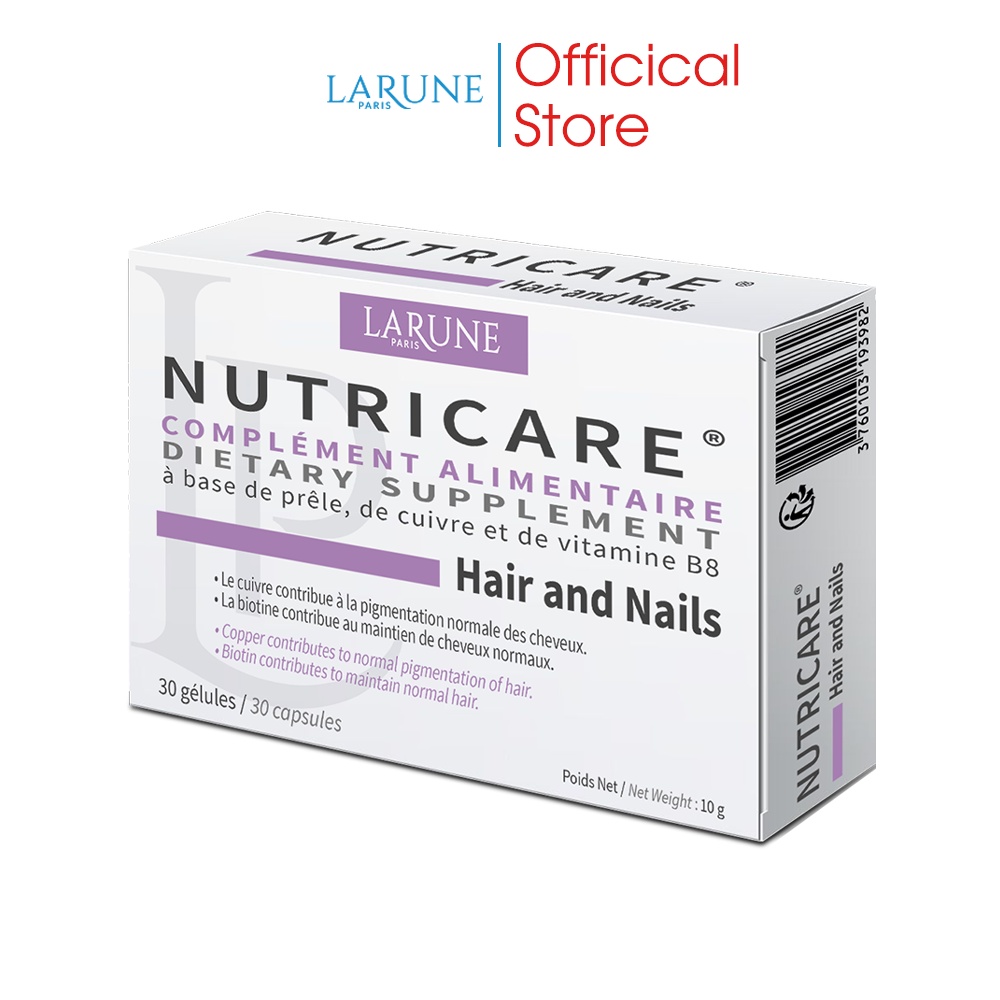 Viên Uống Kích Thích Mọc Tóc, Chống Tóc Bạc Sớm Nutricare Hair and Nails Larune