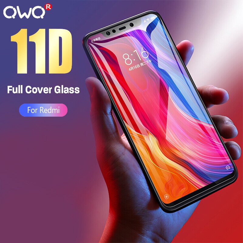 Xiaomi Redmi Note 5 Pro / Mi 8 / Redmi S2 cường lực 11D full màn vát cạnh full viền đen bảo vệ màn hình cho Xiaomi Mi 8