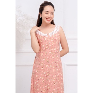 Váy lanh việt thắng phối ren