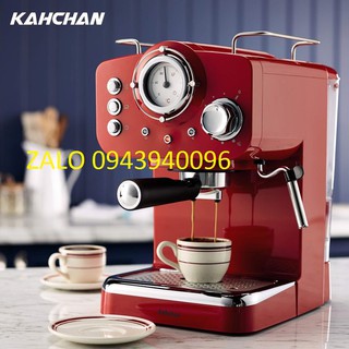 Máy pha cà phê espresso kiểu ý kahchan - EP9139-ĐỎ