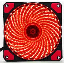 Quạt Tản Nhiệt Máy Tính AIGO X6 (RED FAN).Hàng Chính Hãng Mai Hoàng gió cực mạnh kèm ốc vít đầy đủ