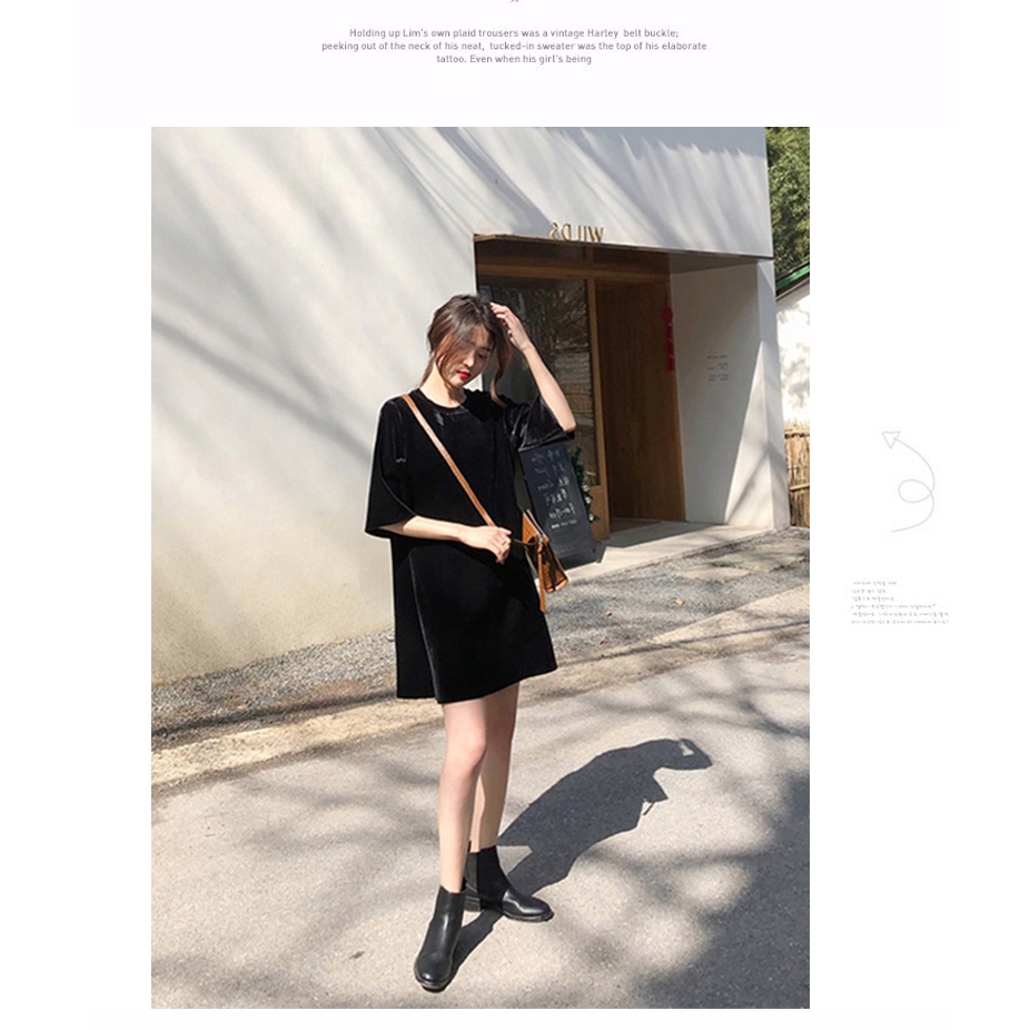 Áo Thun Tay Ngắn Theo Phong Cách Retro Hàn Quốc | BigBuy360 - bigbuy360.vn