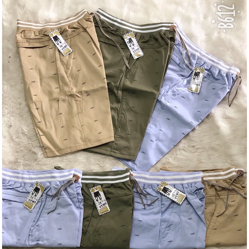 COMBO 5 Quần short kaki nam phong cách Hàn Quốc mẫu mới nhất năm 2018