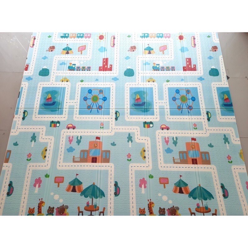 Thảm Xốp Nằm Chơi Cho Bé - Thảm Xốp Gấp Gọn Chống Thấm Cho Bé