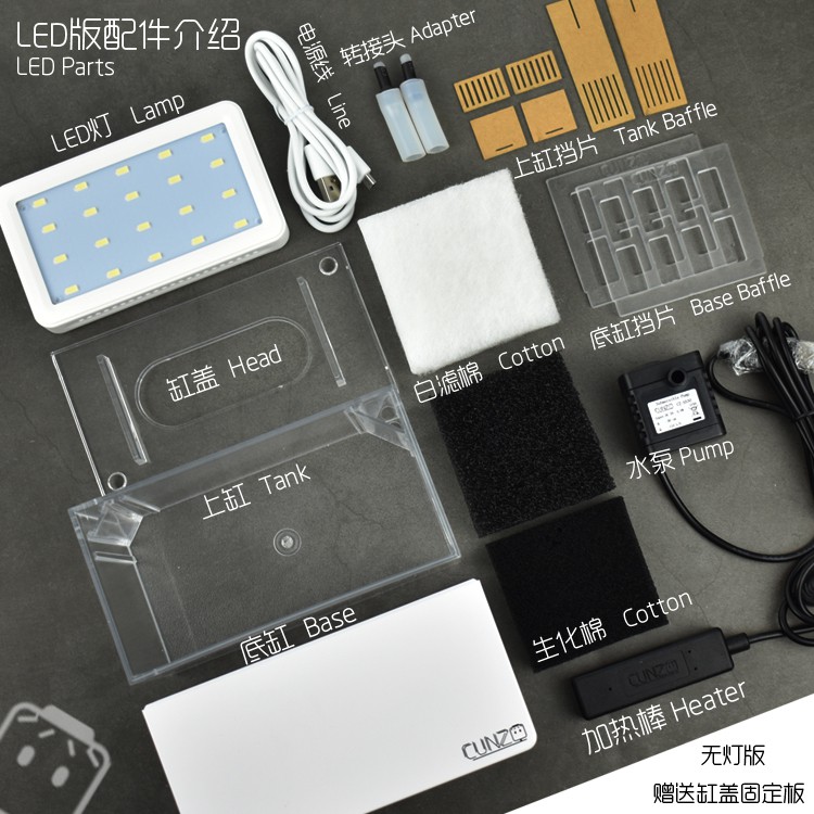 Bể cá mini để bàn  - Hồ thủy sinh Nano - shopleo