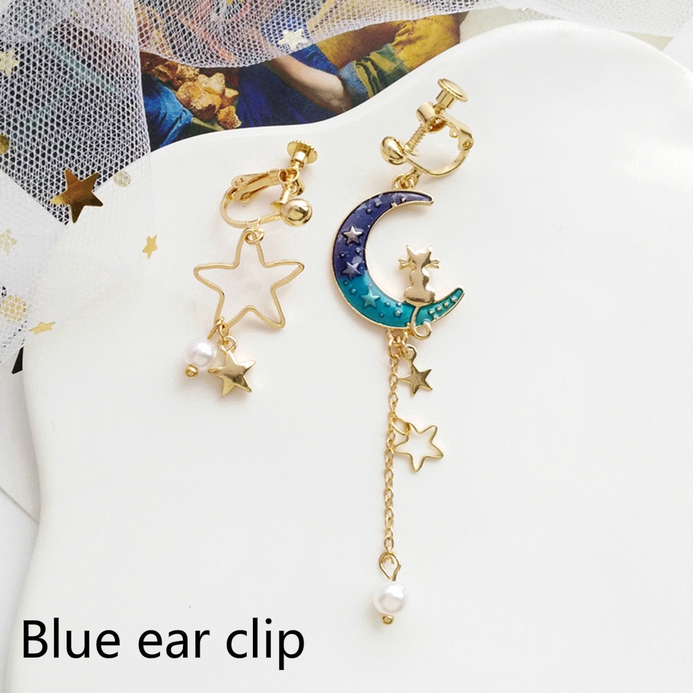 Cod In Stock New Khuyên Tai Nữ Trang Đính Ngọc Trai Tạo Hình Độc Đáo