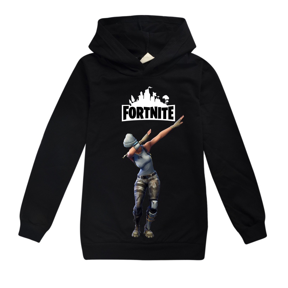 Áo Thun Tay Dài In Hình Game Fortnite Dễ Thương Cho Bé