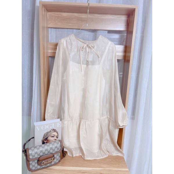 Set váy tiểu thư 2 món dễ thương.Váy suông babydoll phối váy 2 dây suông xinh xắn.Đầm công chúa