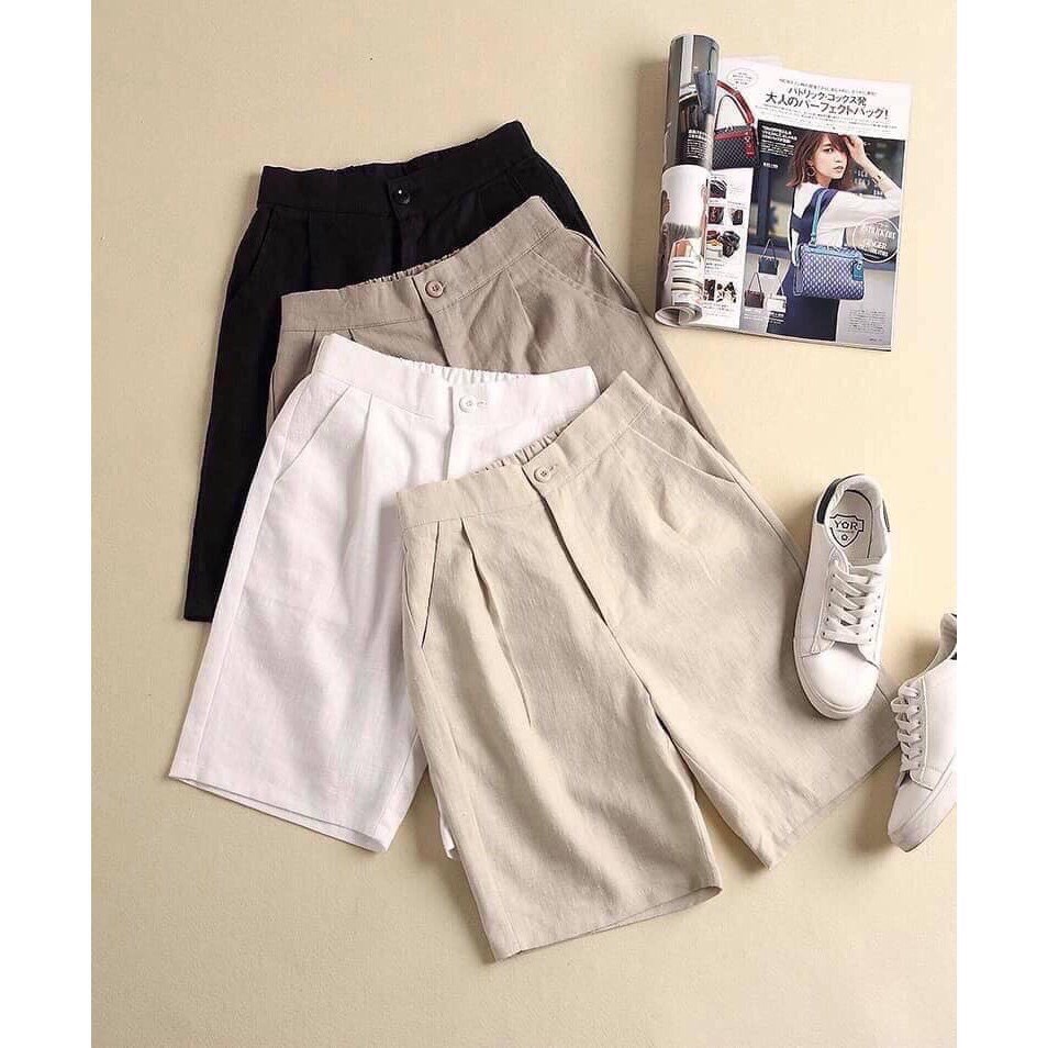 Quần Ngố Cạp Khuy Lưng Chun Siêu Mát Zinti QN04