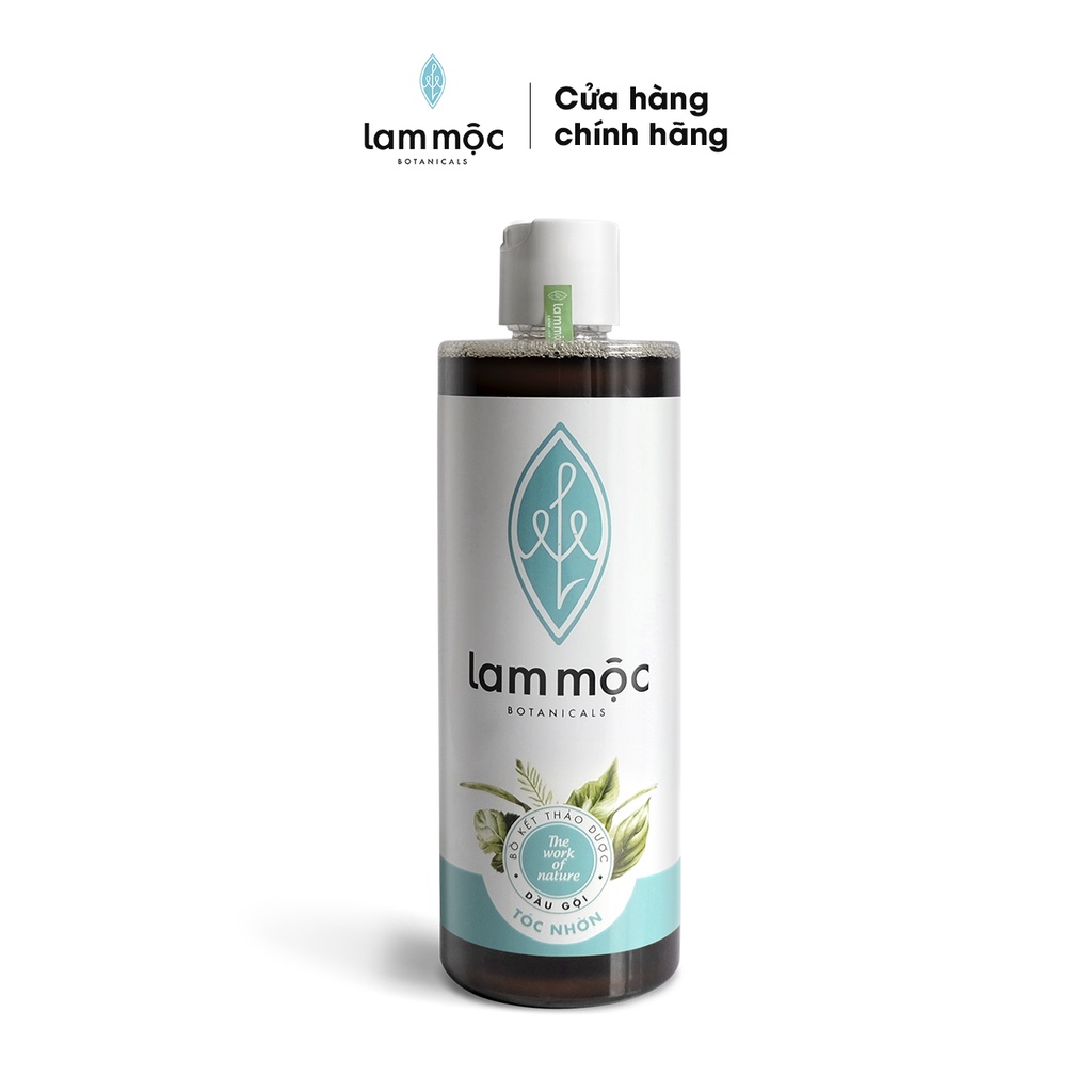 [GIẢM NHỜN, GIẢM RỤNG TÓC] - Dầu gội bồ kết Lam Mộc - tóc nhờn - 500ml