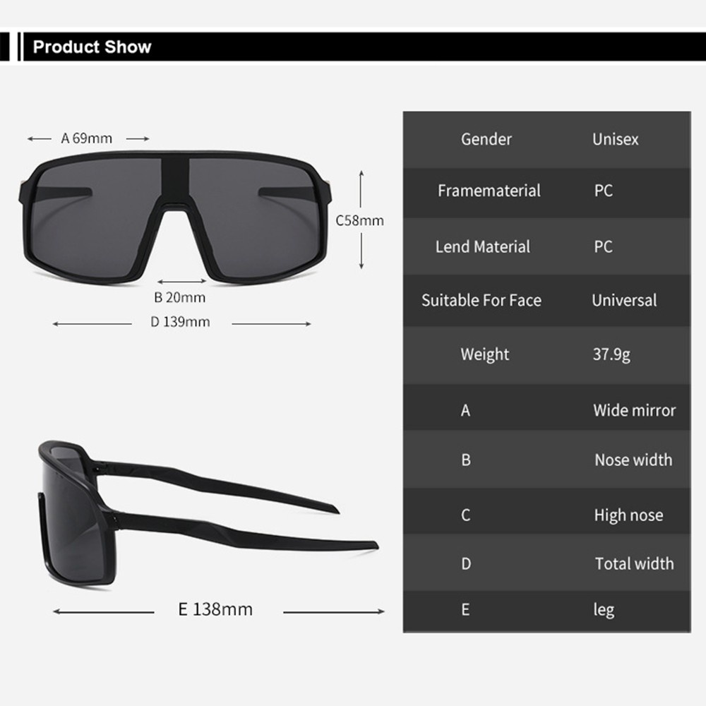 AIELBRO Kính Mát Thể Thao Chống Sốc Khi Đi Xe Đạp | BigBuy360 - bigbuy360.vn
