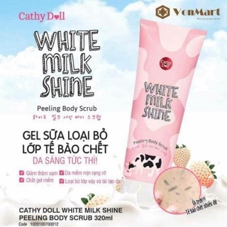 Tẩy tế bào chết Cathy Doll White Milk Shine