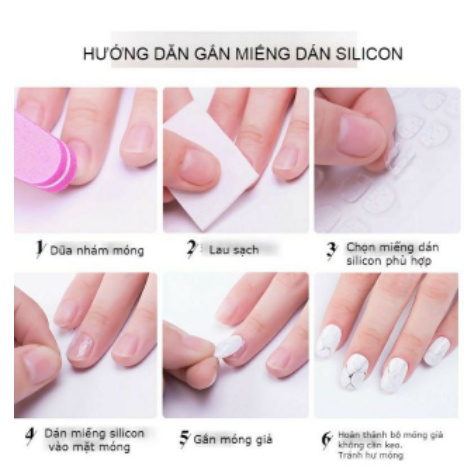 Miếng Silicon dán móng tay