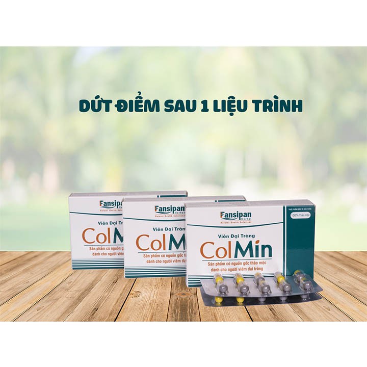 Viên Đại Tràng Colmin - Hỗ Trợ Viêm Đại Tràng & Đại Tràng Co Thắt