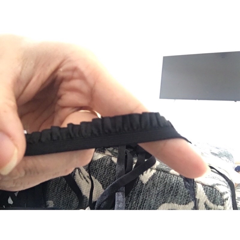 Ruy băng bèo nhún, thun bèo làm băng đô cài tóc, may viền váy áo, phụ liệu may mặc