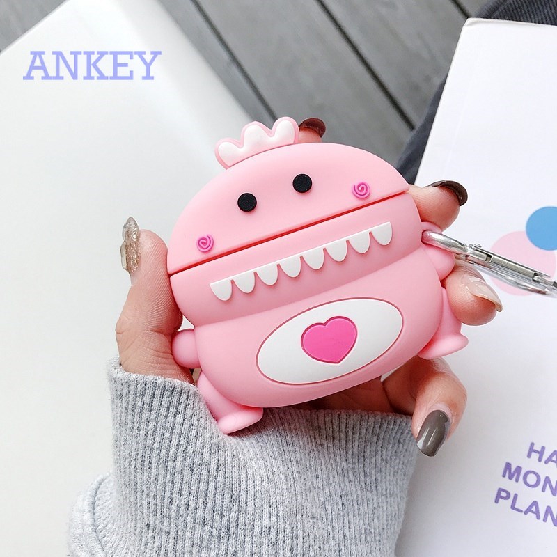 Mi True Wireless Earphones 2 Dinosaur Silicone Cover for TWS StellaLou Cartoon Soft Case for Xiaomi Airdots Pro 2 / Air 2 2S Cover Bluetooth Earphone Box Protective Accessories