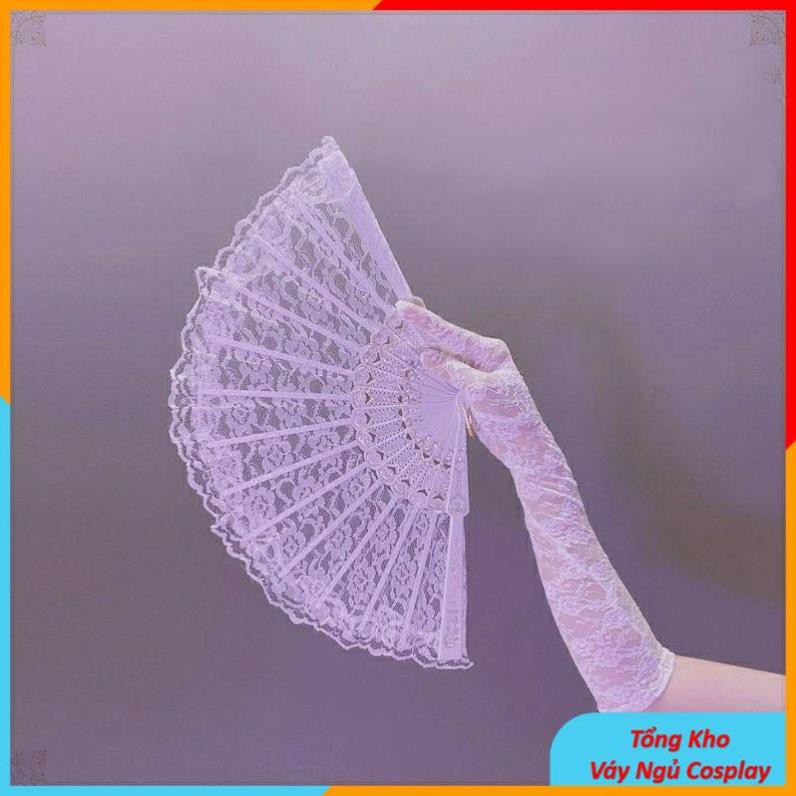 Quạt Ren Cosplay Sexy, Phụ Kiện Chụp Ảnh Cosplay Cổ Trang | BigBuy360 - bigbuy360.vn