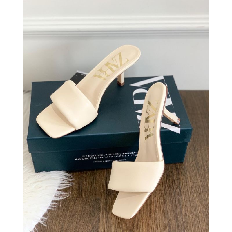 Zara Giày Sandal S13465 Kiểu Dáng Trẻ Trung Năng Động