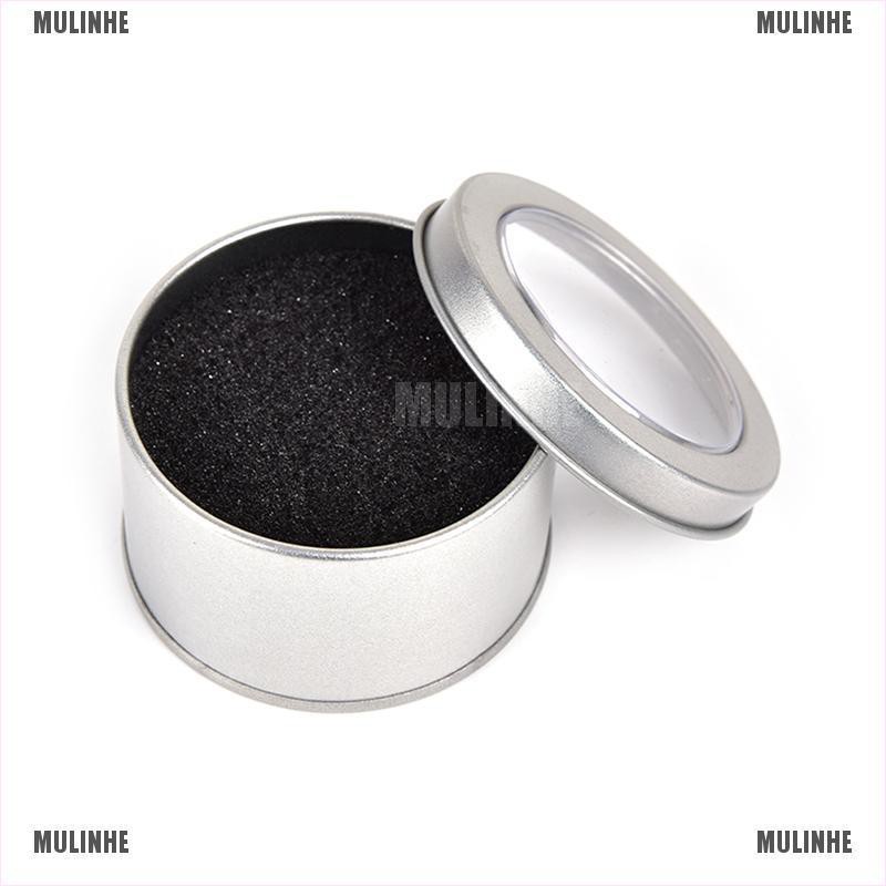 Hộp Tròn Kim Loại Bạc Trưng Bày Đồng Hồ Kích Thước 6.5 * 4cm
