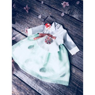 bộ váy hanbok cho bé(ảnh thật)