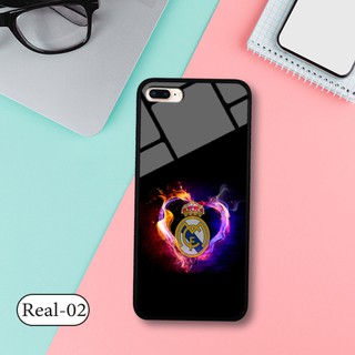 Ốp kính 3D IPHONE 8 PLUS - in biểu tượng đội bóng