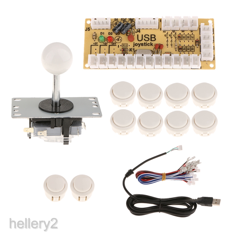Bảng Mạch Mã Hóa Usb + Cần Điều Khiển 5 Pin + 10 Nút Bấm