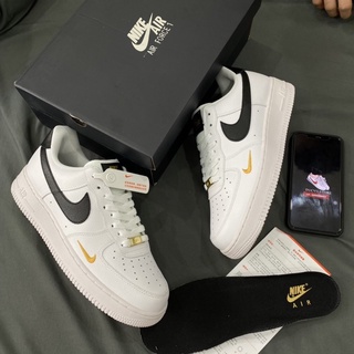 Giày af1 low '07 white gold lai au