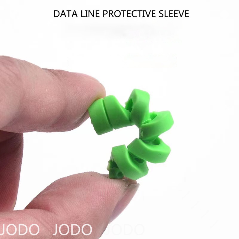 Bảo Vệ Cáp Xoắn Ốc Cáp Cuốn Gọn iPhone Android IPad Micro Tpy C Dữ Liệu Điện Thoại Dòng Cáp Sạc Dây Bảo Vệ Da di Động Dây Bảo Vệ