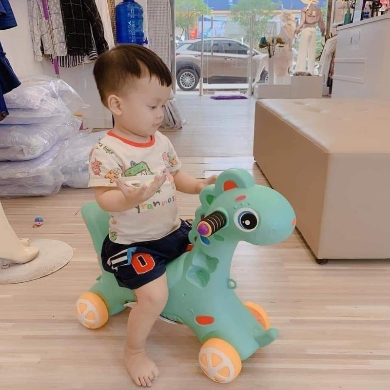 NGỰA BẬP BÊNH 2IN1 CHO CÁC BÉ CỰC XINH