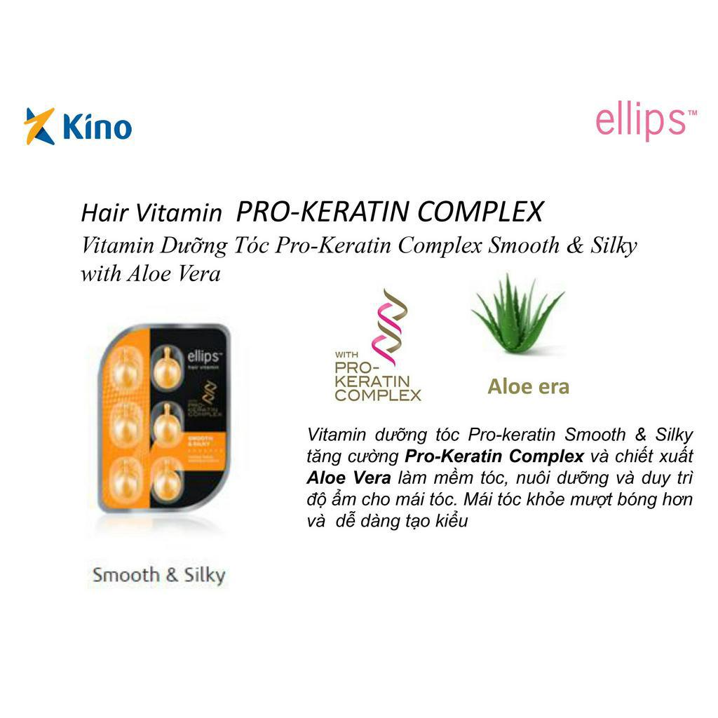 Ellips - Viên dưỡng tóc - Serum chăm sóc, phục hồi tóc óng mượt với thành phần vitamin và tinh dầu tự nhiên