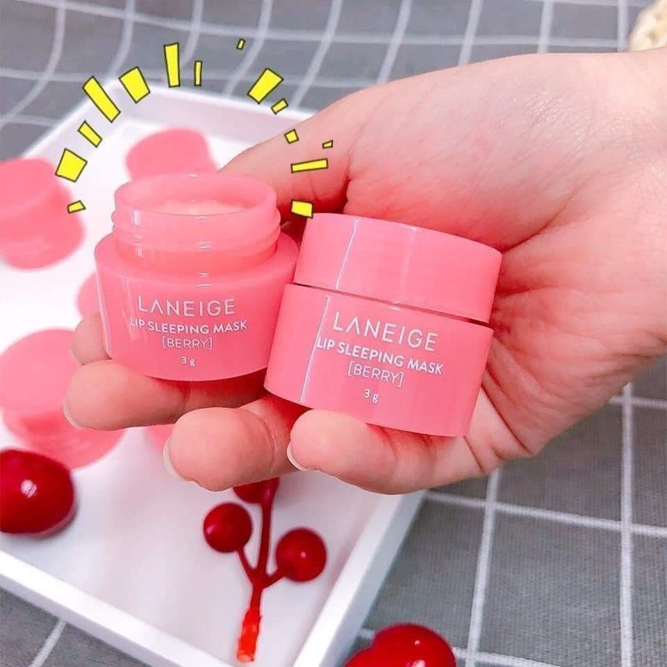 Dưỡng môi LANEIGE Lip 3g [HÀNG CHUẨN] mặt nạ ủ cho môi, cấp nước