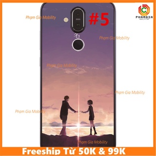 Ốp lưng dành cho Nokia 3.1/ 5.1+ (Plus)/ X5/ 6.1+(Plus)/ X6 loại dẻo đen in hình cao cấp, bền đẹp