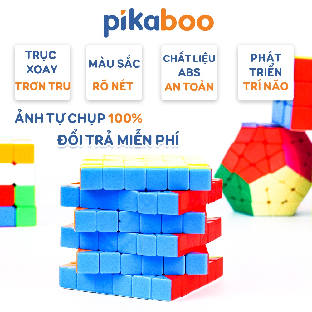 Đồ chơi trí tuệ rubik Pikaboo đa dạng kích thước kích thích khả năng tư duy phán đoán chất liệu nhựa cao cấp