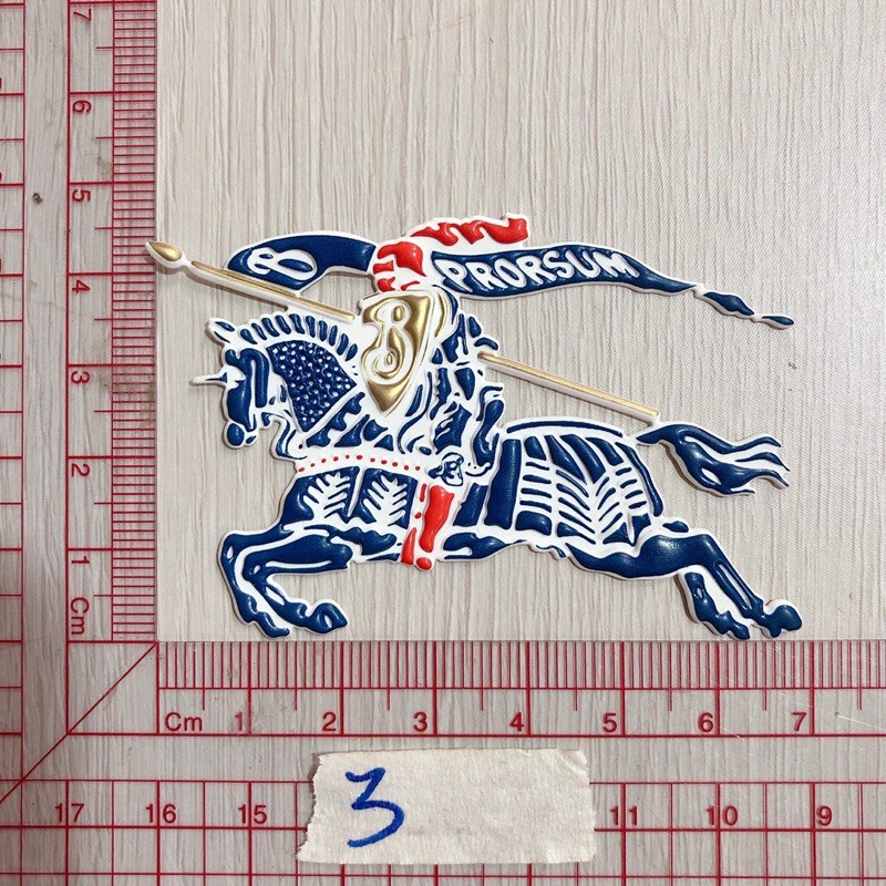 Sticker hình ủi nổi logo thương hiệu 04