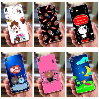 Ốp lưng Lenovo A7000 / A7000 Plus (dẻo viền trắng trong) - Hình Cartoon