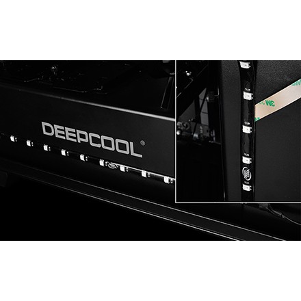 Dây led máy tính DeepCool RGB 200 Pro - Bộ 2 dây 12 bóng led