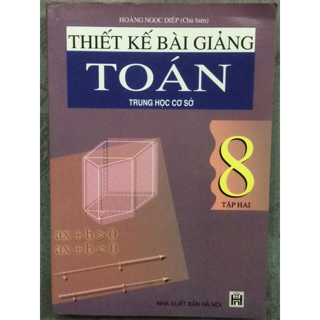 Sách - Thiết kế bài giảng Toán 8 Tập 2