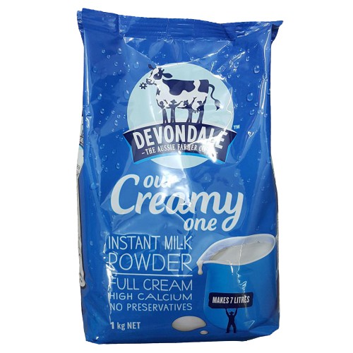 Sữa Devondale xanh dương nguyên kem 1kg (úc), giúp cho hệ xương chắc khỏe, phát triển chiều cao, tăng cường sức đề kháng