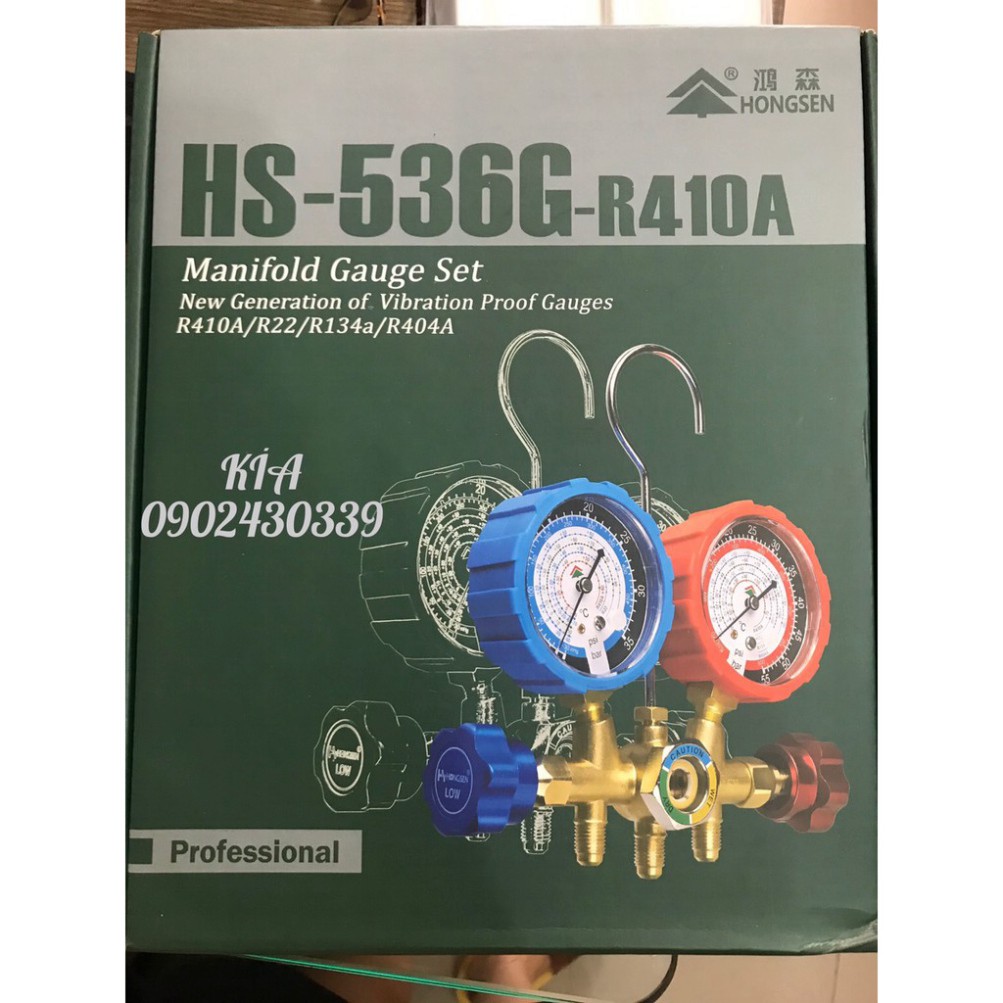 [Có sẵn] ĐỒNG HỒ SẠC GAS ĐÔI HONGSEN HS 536C + 3 DÂY (LOẠI TỐT)