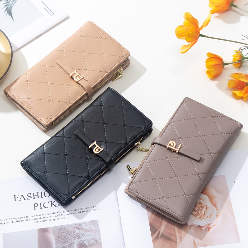 Ví Dài Nhiều Ngăn Đựng Thẻ Đa Năng Thời Trang Dành Cho Nữ