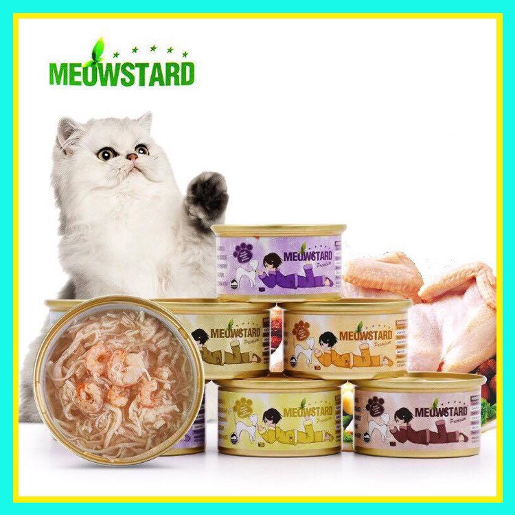 [SIÊU RẺ] Set 24 lon pate Meowstard