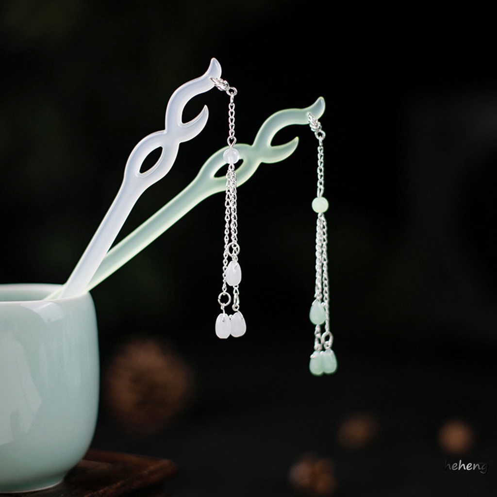 Trâm Cài Tóc Đính Tua Rua Phong Cách Trung Hoa