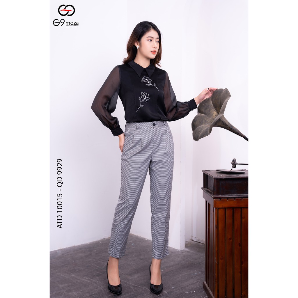 Quần dài 9929 G9moza chất Thô Hàn kẻ tạo phong cách: Công sở, dạo phố, du lịch Trẻ trung ngọt ngào nữ tính