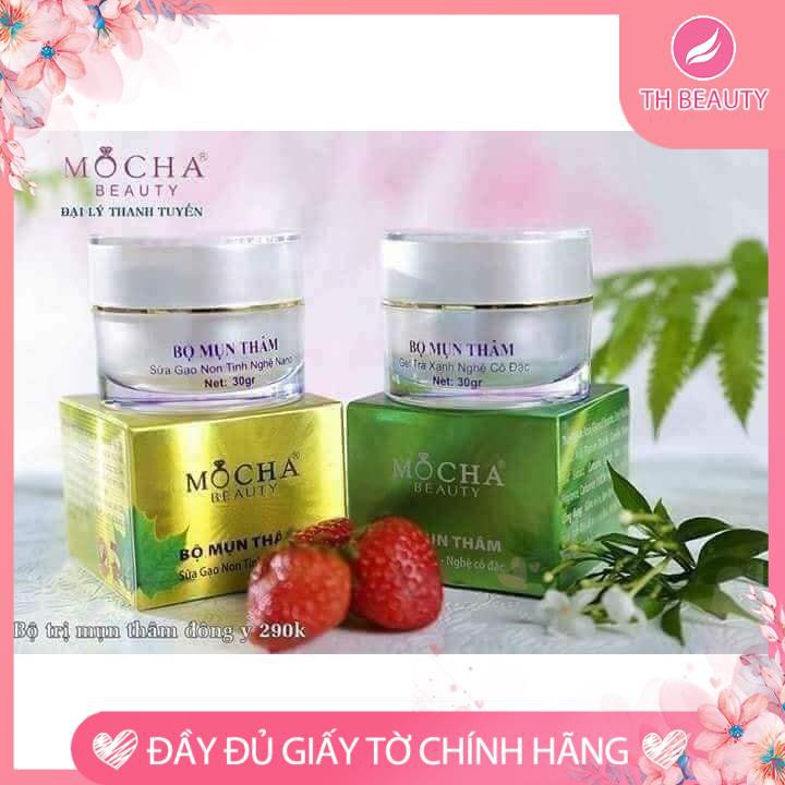 <THẬT 100%> Bộ đôi mụn thâm Mocha không còn thâm mụn