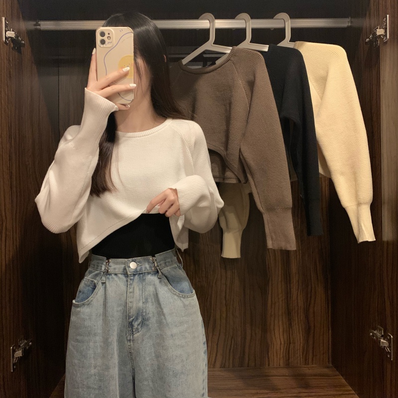 Áo sweater Dệt Kim Tay Dài Thời Trang Mùa Xuân Chất Lượng Cao Cho Nữ