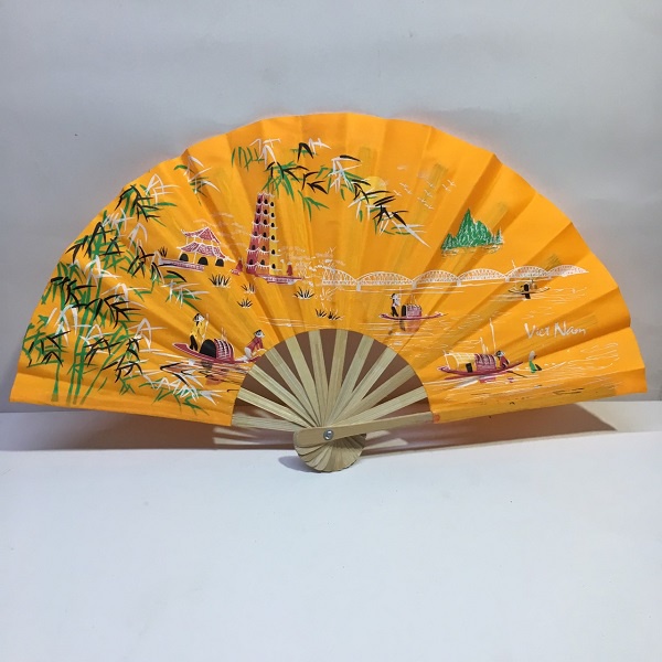 Quạt Vải Thư Pháp