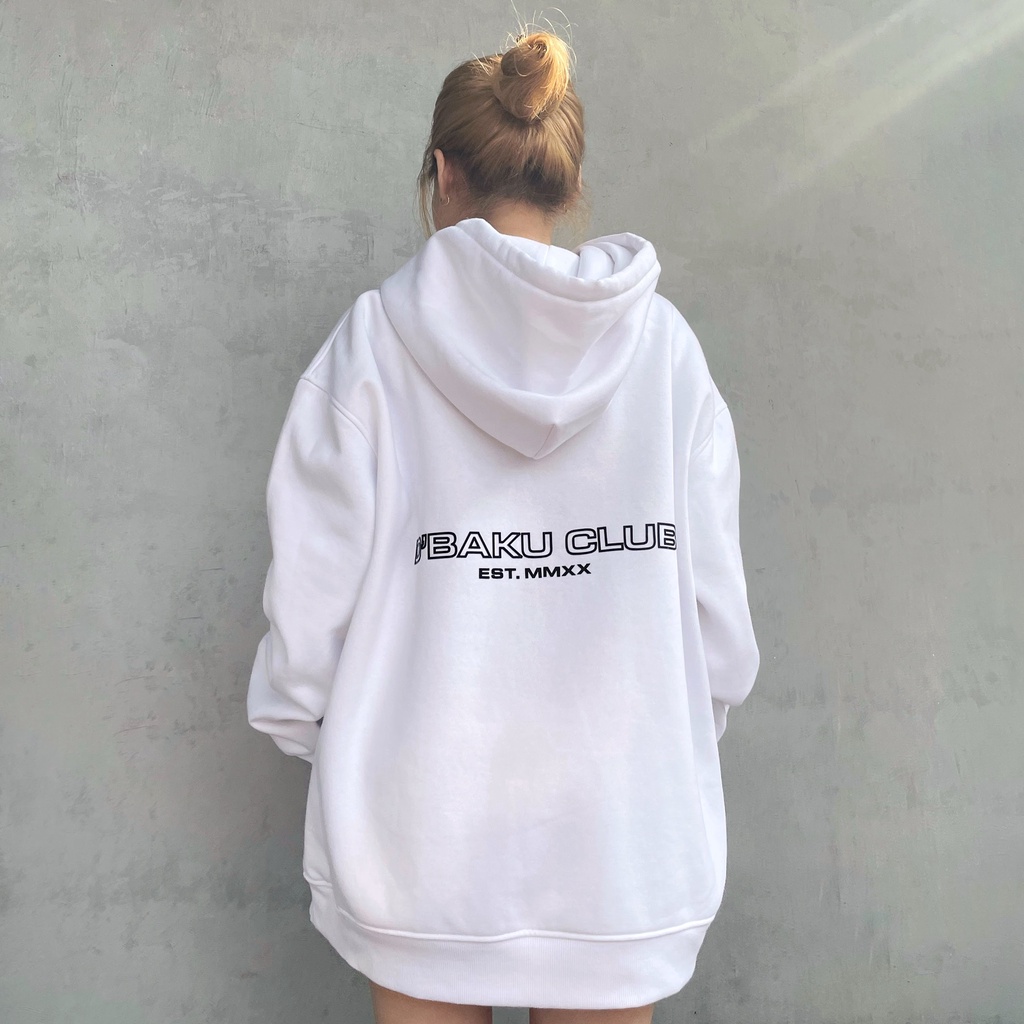 Áo khoác Hoodie nỉ bông D'BAKU CLUB EST.MMXX (Tặng kèm túi Tote)