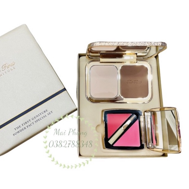 Set phấn phủ Ohui The First Geniture Powder Pact Special Set SPF30/PA++